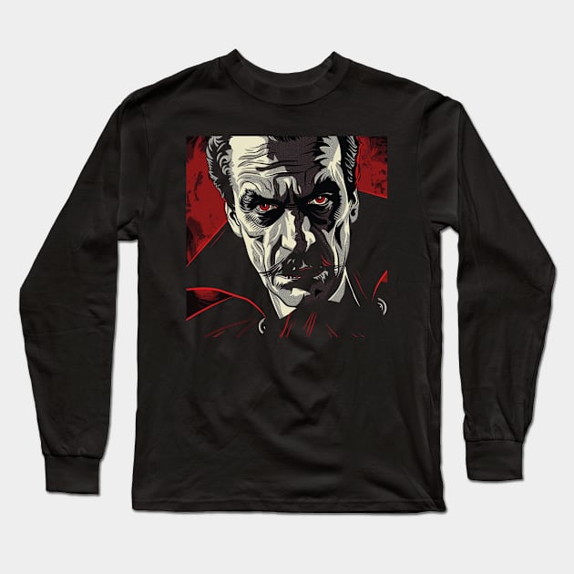 dracula Long Sleeve T-Shirt by Trontee